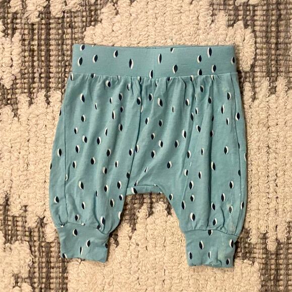 Jessica Simpson 0-3 mo - Soft Blue Teal Baby Pants Joggers - Picture 1 of 1